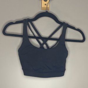 black Lululemon sports bra size 4